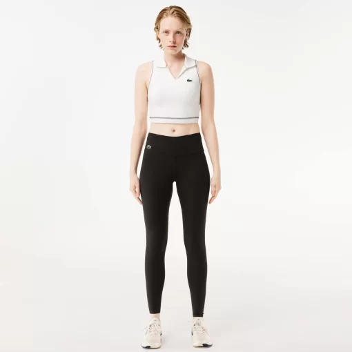 Lacoste Fitnessstudio & Training>Sport-Leggings Mit Mini-Tasche Schwarz 031