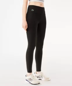 Lacoste Fitnessstudio & Training>Sport-Leggings Mit Mini-Tasche Schwarz 031