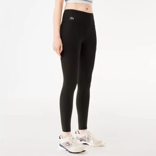 Lacoste Fitnessstudio & Training>Sport-Leggings Mit Mini-Tasche Schwarz 031