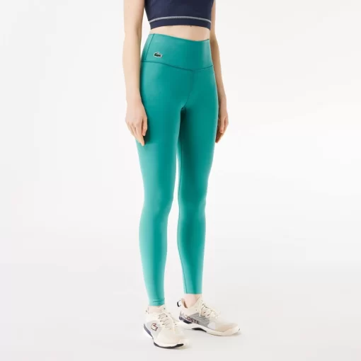 Lacoste Fitnessstudio & Training>Sport-Leggings Mit Mini-Tasche Blau Si0