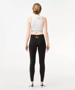 Lacoste Fitnessstudio & Training>Sport-Leggings Mit Mini-Tasche Schwarz 031