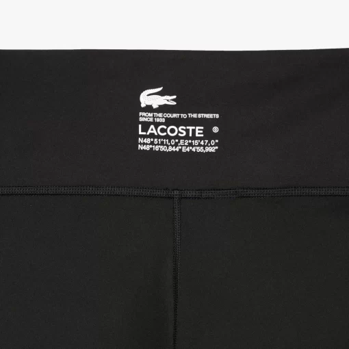 Lacoste Fitnessstudio & Training>Sport-Leggings Mit Mini-Tasche Schwarz 031