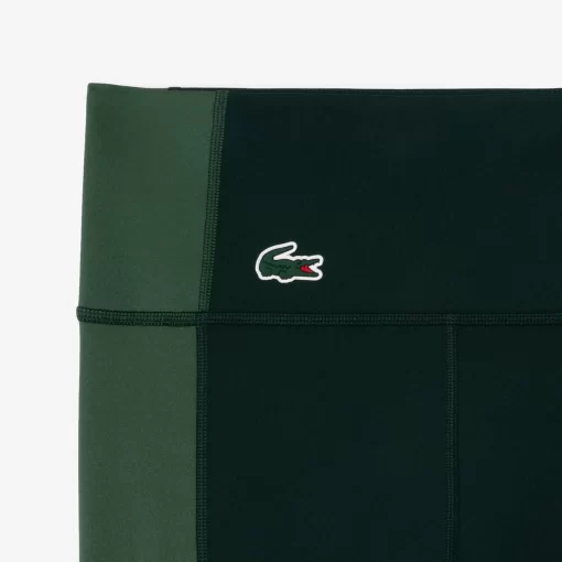 Lacoste Fitnessstudio & Training>Stretch-Sport-Leggings Mit Taschen Grun / Dunkelgrun Kei