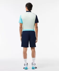 Lacoste Tennis>Stretch-Tennis-Shorts Aus Recyceltem Gewebe Navy Blau / Blau Ri4