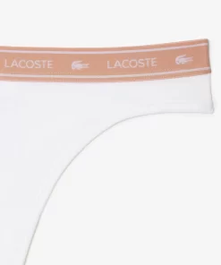 Lacoste Unterwäsche & Loungewear>String Mit Logo Weis 001