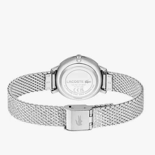 Lacoste Uhren>Suzanne Zweizeigeruhr Aus Edelstahl-Mesh Silber 000