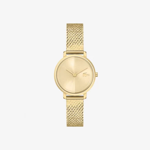 Lacoste Uhren>Suzanne Zweizeigeruhr Aus Gelbgoldfarbenem Ip-Mesh Gold 000