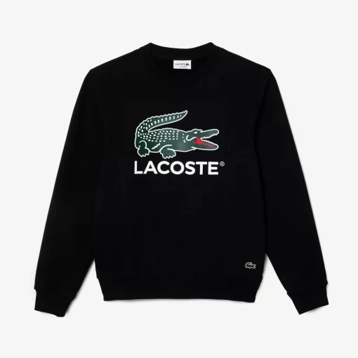 Lacoste Sweatshirts>Sweatshirt Aus Baumwollfleece Schwarz 031