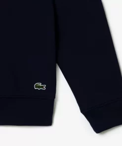 Lacoste Sweatshirts>Sweatshirt Aus Baumwollfleece Navy Blau 166