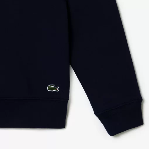 Lacoste Sweatshirts>Sweatshirt Aus Baumwollfleece Navy Blau 166