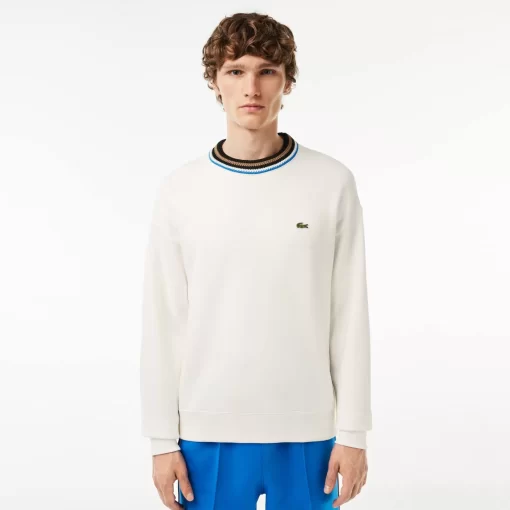 Lacoste Sweatshirts>Sweatshirt, In Frankreich Hergestellt Weis 70V