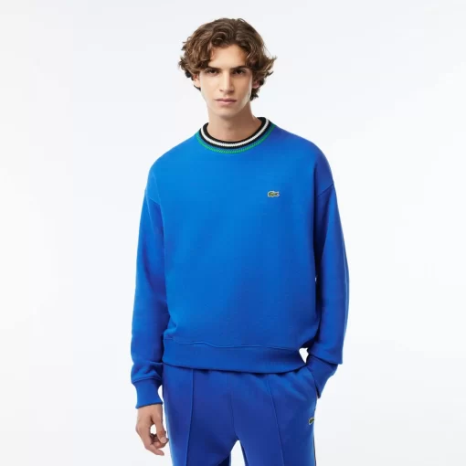 Lacoste Sweatshirts>Sweatshirt, In Frankreich Hergestellt Blau Siy