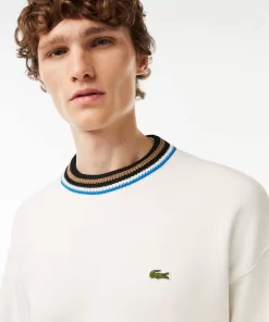 Lacoste Sweatshirts>Sweatshirt, In Frankreich Hergestellt Weis 70V