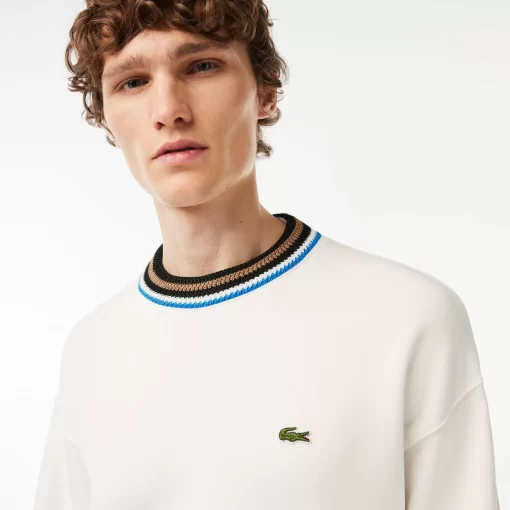 Lacoste Sweatshirts>Sweatshirt, In Frankreich Hergestellt Weis 70V