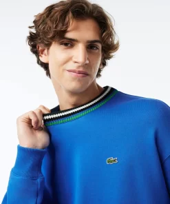 Lacoste Sweatshirts>Sweatshirt, In Frankreich Hergestellt Blau Siy