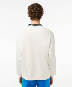 Lacoste Sweatshirts>Sweatshirt, In Frankreich Hergestellt Weis 70V