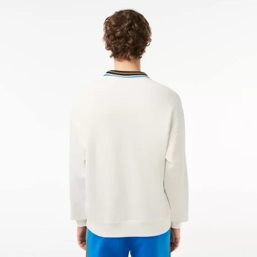 Lacoste Sweatshirts>Sweatshirt, In Frankreich Hergestellt Weis 70V