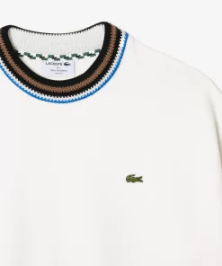 Lacoste Sweatshirts>Sweatshirt, In Frankreich Hergestellt Weis 70V