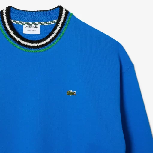 Lacoste Sweatshirts>Sweatshirt, In Frankreich Hergestellt Blau Siy