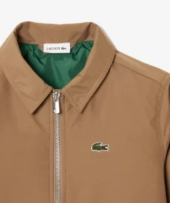 Lacoste Mädchenkleidung>Taftjacke Mit Aufnahertasche Braun Six