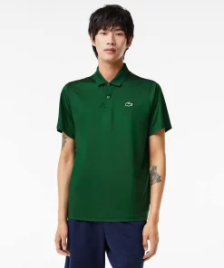 Lacoste Tennis>Tennis Poloshirt Aus Recyceltem Jersey Grun Pni