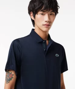 Lacoste Tennis>Tennis Poloshirt Aus Recyceltem Jersey Navy Blau 5Fs