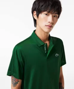 Lacoste Tennis>Tennis Poloshirt Aus Recyceltem Jersey Grun Pni