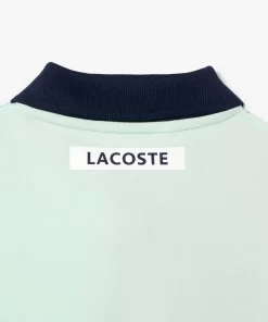 Lacoste Jungenkleidung>Tennis Poloshirt Aus Recyceltem Pique-Strick Navy Blau / Blau / Grun / Weis Rih