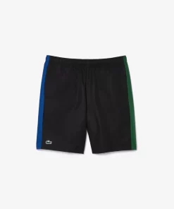 Lacoste Tennis>Tennis Sportsuit Colour-Block Shorts Schwarz / Blau / Grun Ism