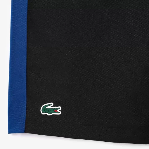 Lacoste Tennis>Tennis Sportsuit Colour-Block Shorts Schwarz / Blau / Grun Ism