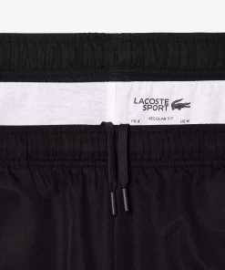 Lacoste Tennis>Tennis Sportsuit Colour-Block Shorts Schwarz / Blau / Grun Ism