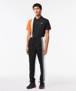 Lacoste Tennis>Tennis Trainingshosen In Regular Fit Schwarz / Weis 258