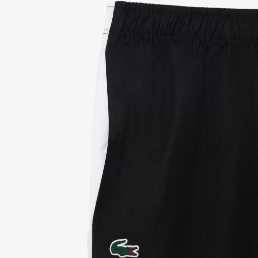 Lacoste Tennis>Tennis Trainingshosen In Regular Fit Schwarz / Weis 258