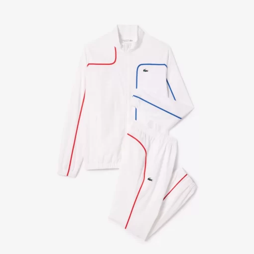 Lacoste Tennis>Tennis-Overall Colourblock Weis 800