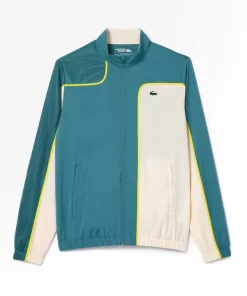 Lacoste Tennis>Tennis-Overall Colourblock Blau / Weis Iv1