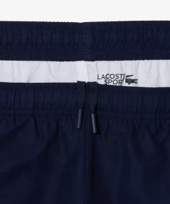 Lacoste Tennis>Tennis-Overall Colourblock Weis / Navy Blau / Weis Du9