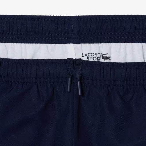 Lacoste Tennis>Tennis-Overall Colourblock Weis / Navy Blau / Weis Du9