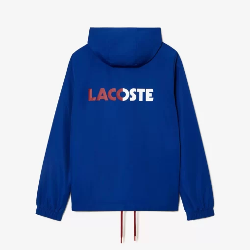 Lacoste Tennis>Tennis-Overall Colourblock Navy Blau / Burgunder / Weis Isg