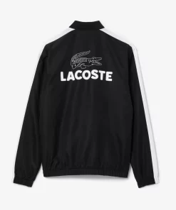 Lacoste Tennis>Tennis-Overall Colourblock Schwarz / Weis Bcs