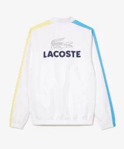 Lacoste Tennis>Tennis-Overall Colourblock Weis / Blau / Gelb Isq