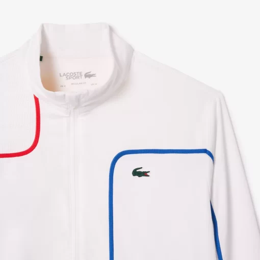 Lacoste Tennis>Tennis-Overall Colourblock Weis 800