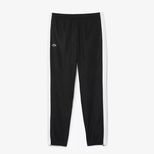 Lacoste Tennis>Tennis-Overall Colourblock Schwarz / Weis Bcs