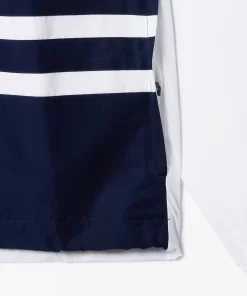 Lacoste Tennis>Tennis-Overall Colourblock Weis / Navy Blau / Weis Du9