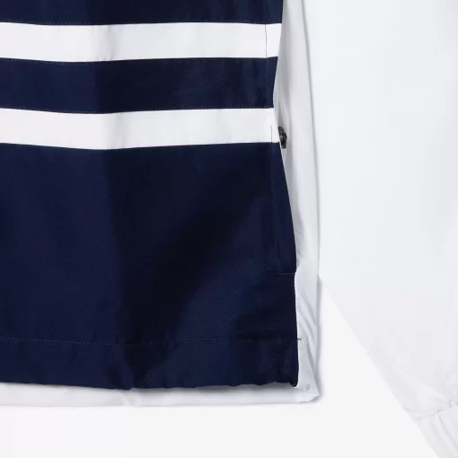 Lacoste Tennis>Tennis-Overall Colourblock Weis / Navy Blau / Weis Du9