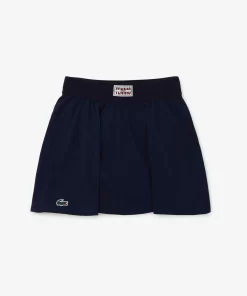 Lacoste Tennis>Tennis-Rock Mit Hinterer Faltenlegung Und Kontrast-Shorts Navy Blau 423