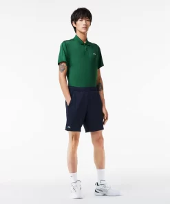 Lacoste Tennis>Tennis-Shorts Aus Recyceltem Gewebe Navy Blau 5Fs