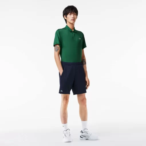 Lacoste Tennis>Tennis-Shorts Aus Recyceltem Gewebe Navy Blau 5Fs