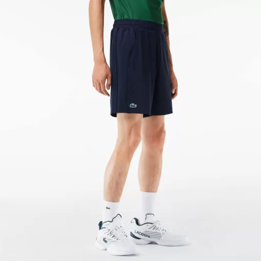 Lacoste Tennis>Tennis-Shorts Aus Recyceltem Gewebe Navy Blau 5Fs