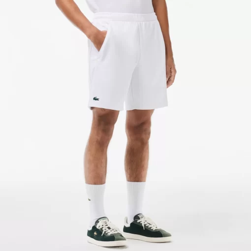 Lacoste Tennis>Tennis-Shorts Aus Recyceltem Gewebe Weis Z92