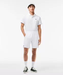 Lacoste Tennis>Tennis-Shorts Aus Recyceltem Gewebe Weis Z92